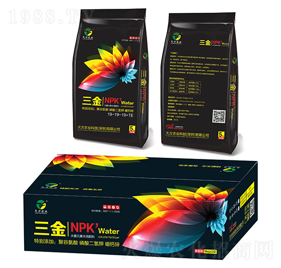 大量元素水溶肥料19-19-19+TE 三金 天方農(nóng)業(yè)