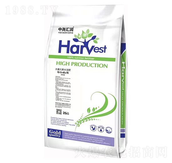 大量元素水溶肥10-5-45+TE 中堯匯潤(rùn)