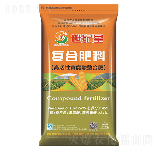 通用復(fù)混肥料13-17-15-世紀星