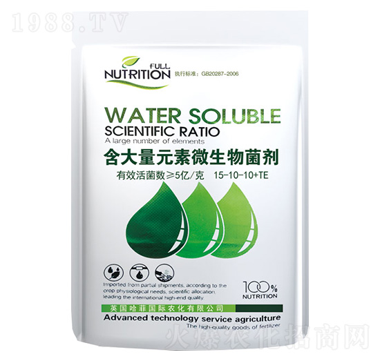 含大量元素微生物菌劑15-10-10+TE-七竣州