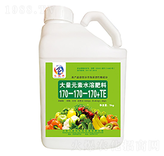 大量元素水溶肥料170-170-170+TE-七竣州