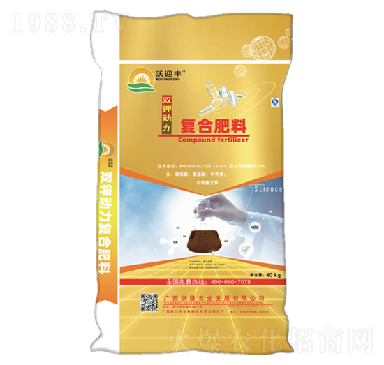 水稻、甘蔗專用雙鉀動力復(fù)合肥料-沃迎豐-潤墾農(nóng)業(yè)