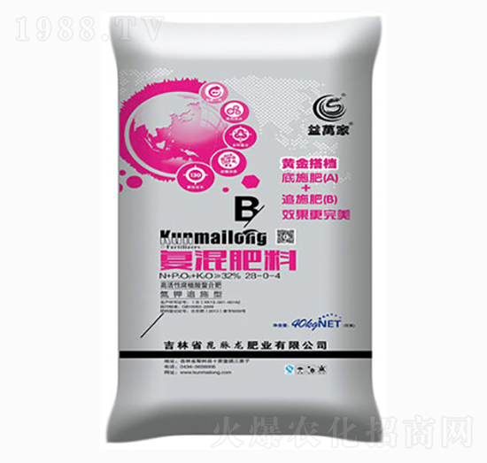 氮鉀追施型復混肥料28-0-4-益萬家-昆脈龍肥業(yè)