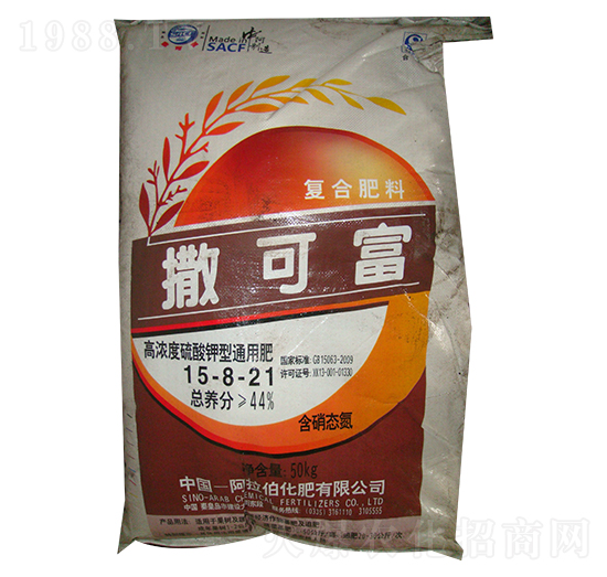 硫酸鉀型復(fù)合肥15-8-21-撒可富
