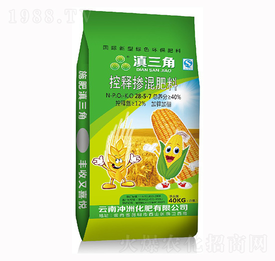 緩控釋復(fù)合氮肥28-5-7-滇三角-長河