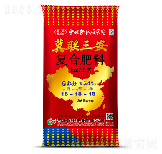 40kg脲醛工藝復合肥料18-18-18-聯(lián)豐肥業(yè)