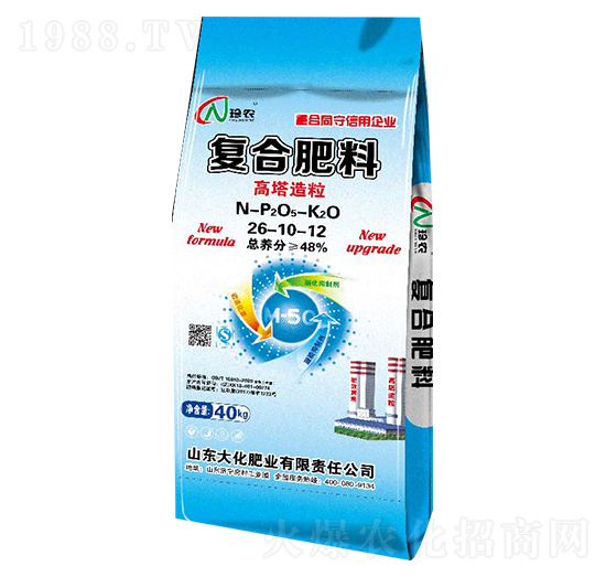 高塔造粒復(fù)合肥料26-10-12-大化肥業(yè)