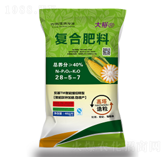 玉米專用復(fù)合肥料28-5-7-大裕-藍鵬肥業(yè)