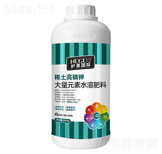 瓶裝大量元素水溶肥料-稀土高磷鉀-護果國際