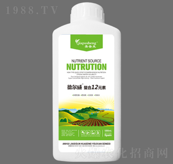 德爾威螯合12元素-嘉普生-嘉思頓