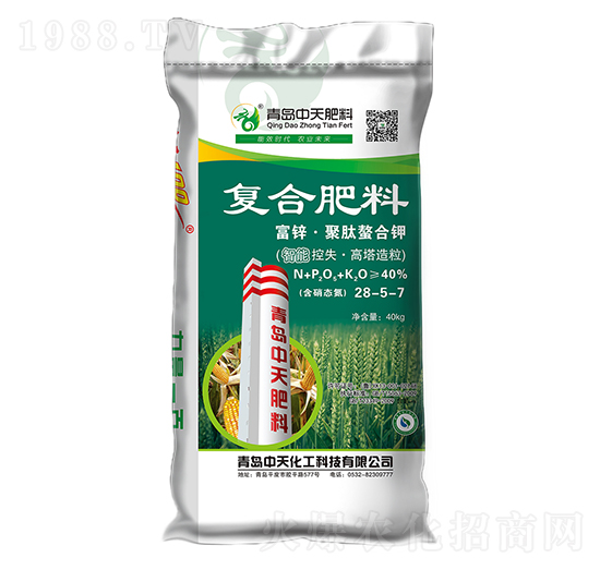高塔造粒復合肥料28-5-7-青島中天