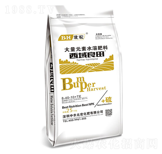 大量元素水溶肥料8-40-10+TE-西域良田（黃）-北宏