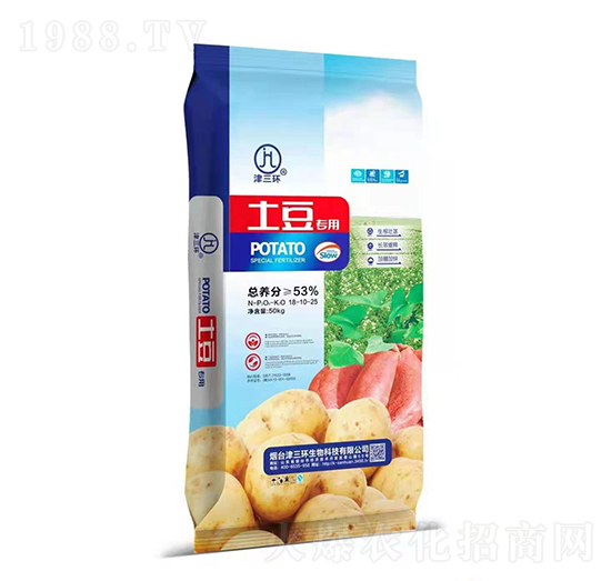土豆專用復(fù)合肥料18-10-25-津三環(huán)
