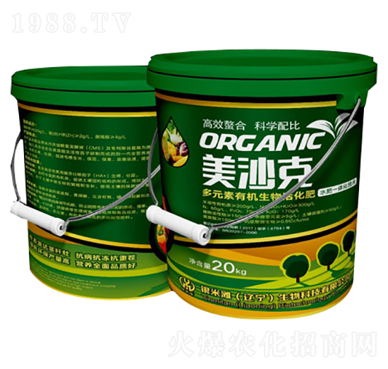 多元素有機生物活化肥-美沙克-銀米灘生物