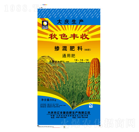 通用摻混肥料16-16-16-秋色豐收-億豐