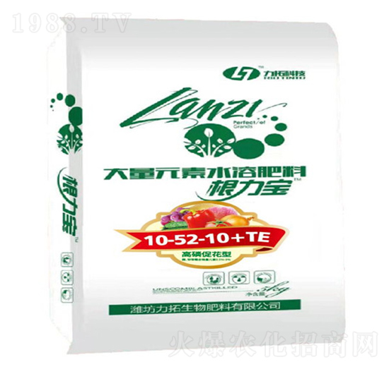 高磷促花型大量元素水溶肥料10-52-10+TE-根力寶-力拓生物