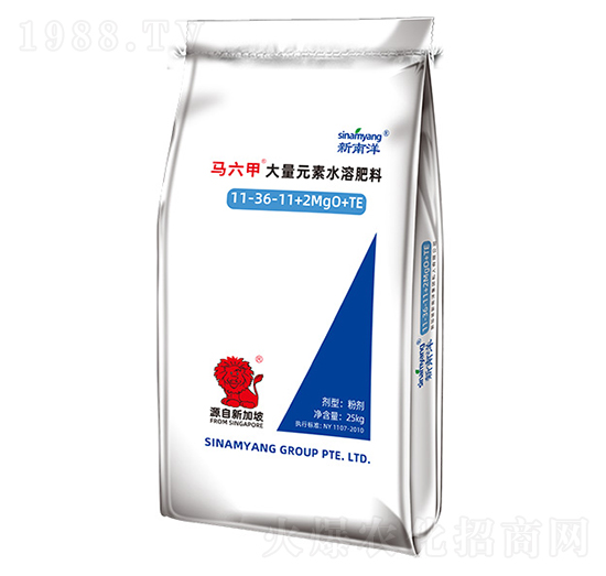 大量元素水溶肥料11-36-11+2MgO+TE-馬六甲-新南洋