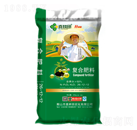 功能型復合肥料26-12-12-喜耕田