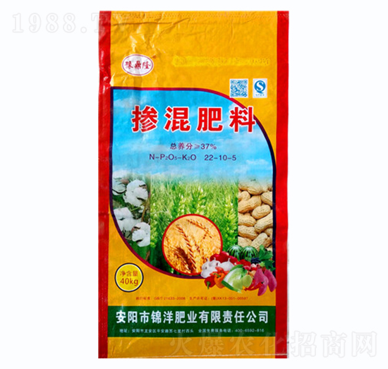 摻混肥料22-10-5-施惠豐-錦洋肥業(yè)