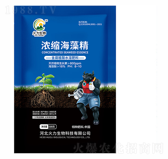 含腐植酸水溶肥料-濃縮海藻精-大地豐生物