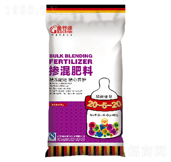 硫酸鉀型摻混肥料20-5-20-金谷源-金谷農業(yè)