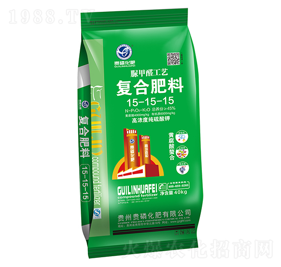 高濃度純硫酸鉀復(fù)合肥料15-15-15-貴磷化肥