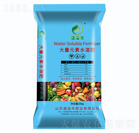 大量元素水溶肥21-21-21+TE-盛益豐