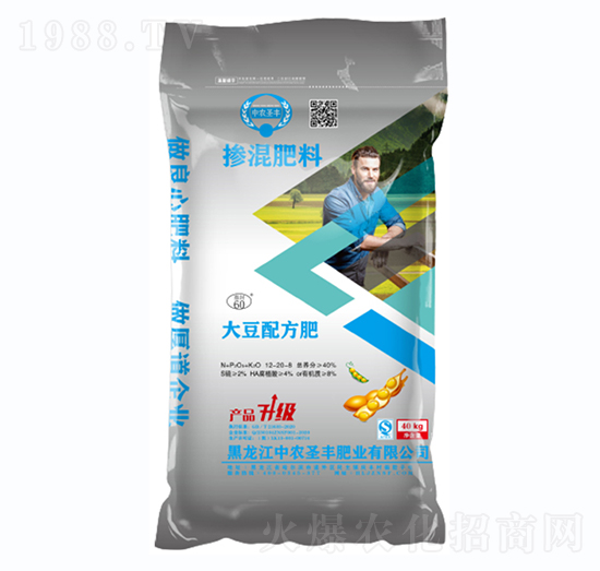 大豆配方摻混肥料12-20-8-中農(nóng)圣豐