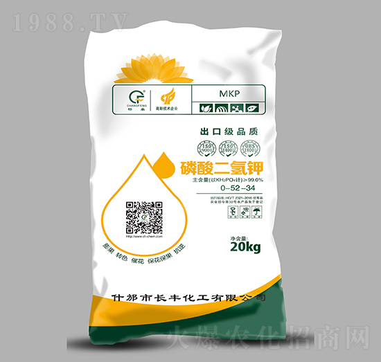 出口級(jí)磷酸二氫鉀0-52-34-長(zhǎng)豐化工