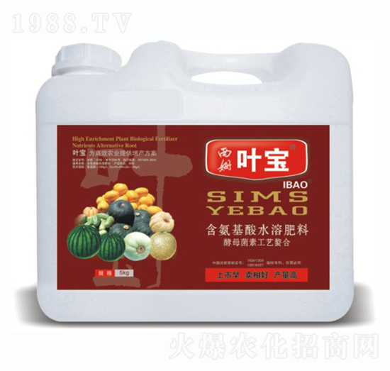 瓜類專用含氨基酸水溶肥料-寶葉植物