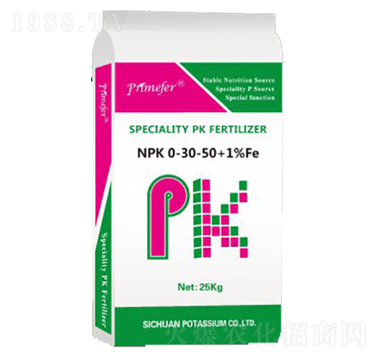 化學緩釋型水溶肥0-30-50+1%Fe-普利豐-普德頌