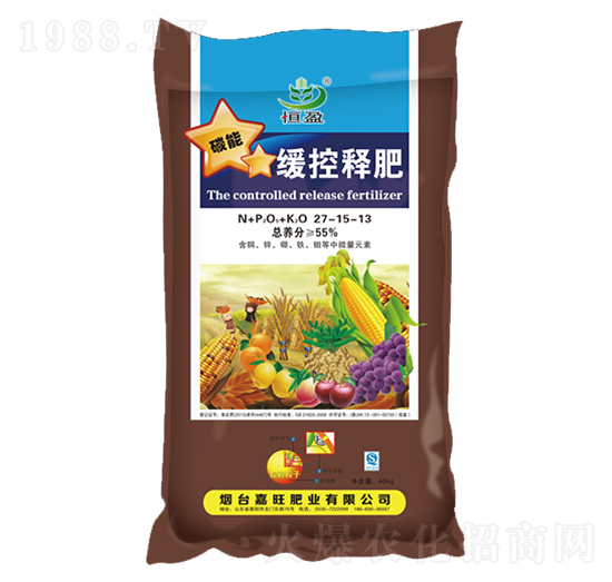 緩控釋肥27-15-13-嘉旺