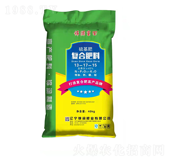 硫基復合肥料13-17-15-錦潤富田-錦潤肥業(yè)