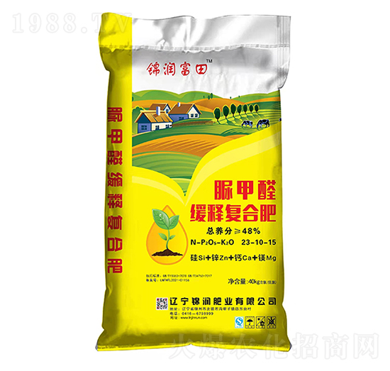 脲甲醛緩釋復(fù)合肥料13-10-15-錦潤(rùn)富田-錦潤(rùn)肥業(yè)