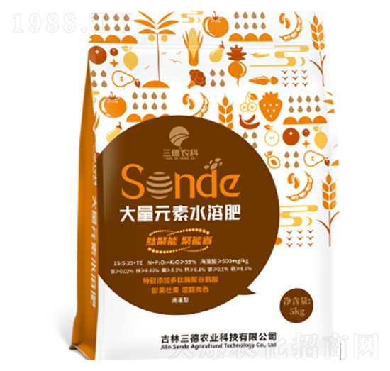 大量元素水溶肥15-5-35+TE-三德農(nóng)業(yè)