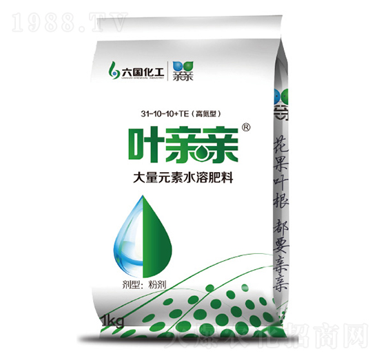 大量元素水溶肥料31-10-10+TE-葉親親-六國化工