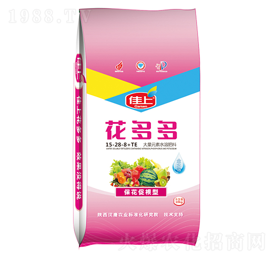 大量元素水溶肥料15-28-8+TE-花多多-漢唐