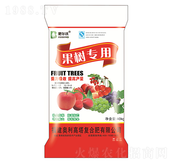 果樹專用肥料12-16-8-肥爾沃-中基金石