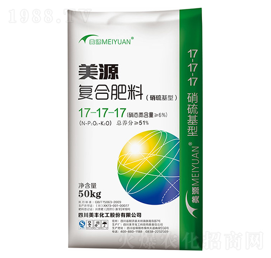 美源復(fù)合肥料17-17-17-美豐化工