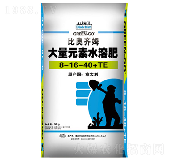 大量元素水溶肥8-16-40+TE-比奧齊姆-眾德集團(tuán)