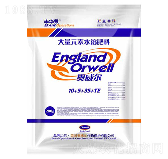 高鉀型大量元素水溶肥料10-5-35+TE-奧威爾-龍燈肥業(yè)