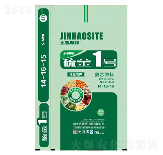 硫酸鉀型復(fù)合肥14-16-15-浩斯特-世紀(jì)云天