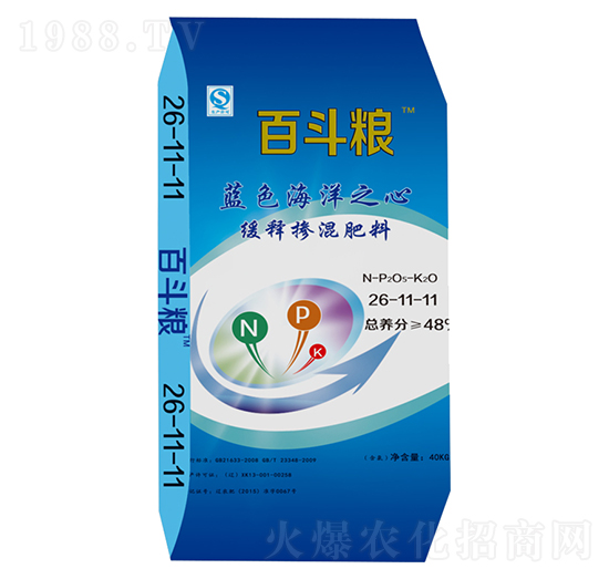 緩釋摻混肥料26-11-11-百斗糧-大葉農(nóng)業(yè)