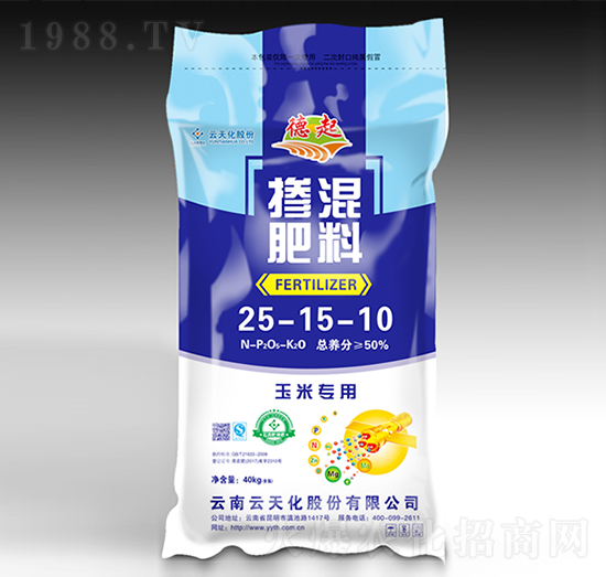玉米專用摻混肥25-15-10-德起-世紀(jì)云天