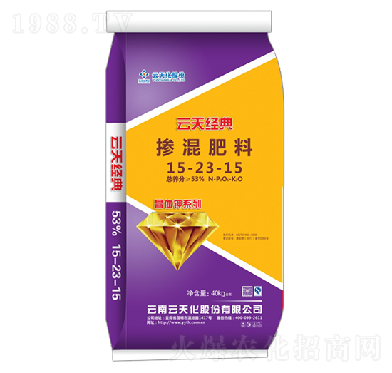 晶體鉀摻混肥15-23-15-云天經(jīng)典-世紀(jì)云天