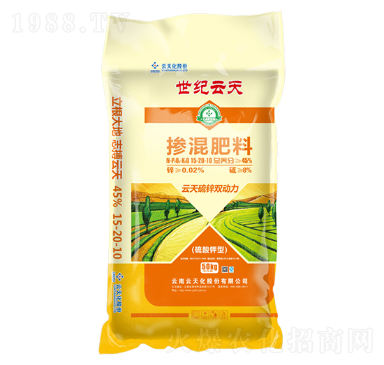 硫酸鉀型摻混肥15-20-10-世紀(jì)云天