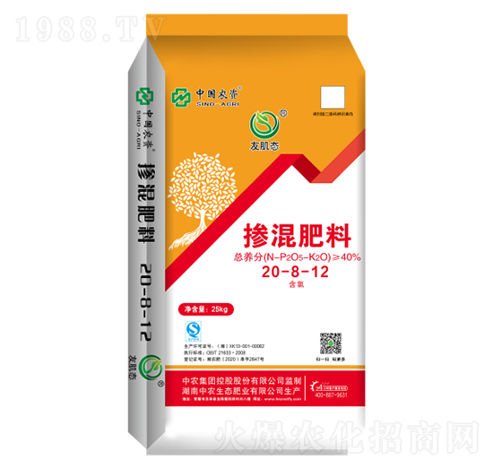 摻混肥料20-8-12-友肌態(tài)-中農(nóng)生態(tài)