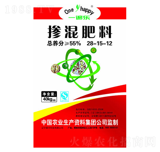 摻混肥料28-15-12-一遍樂(lè)-嘉豐科技