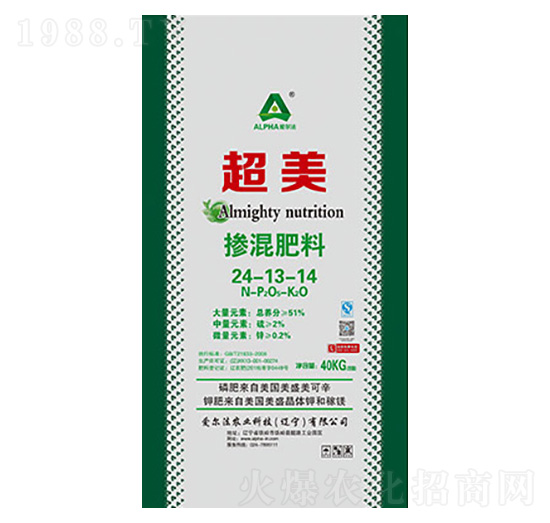 超美摻混肥料24-13-14-愛(ài)爾法