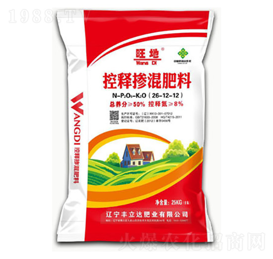 控釋摻混肥料26-12-12-旺地-豐立達